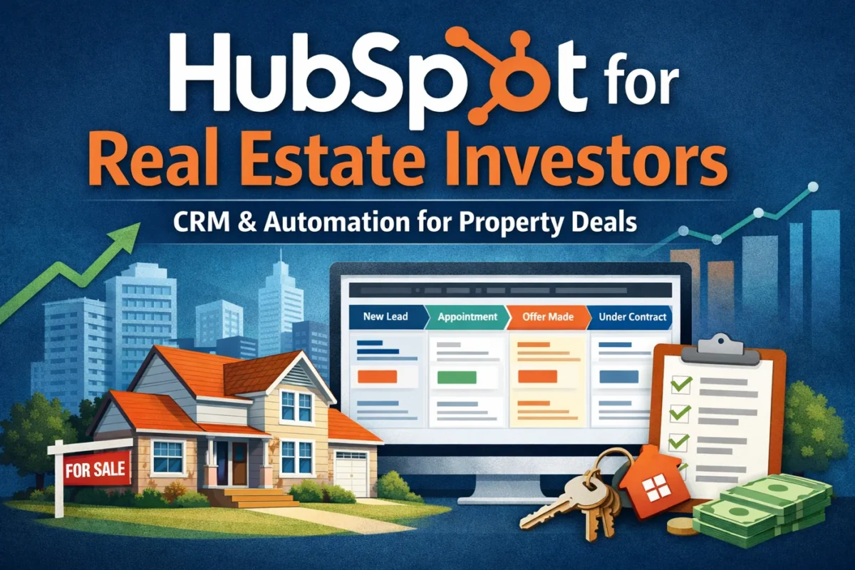 HubSpot for real estate investors—CRM automation, follow-up sequences, and pipeline tracking (2026 guide)